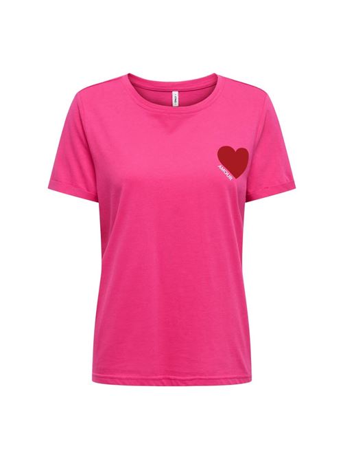  ONLY | 15366452/Pink Yarrow Heart barrados